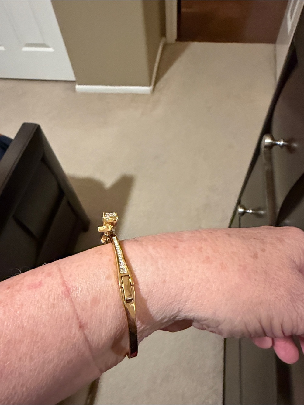 kate spade Gold Bow Pave Crystal Bracelet - Picture 4 of 4